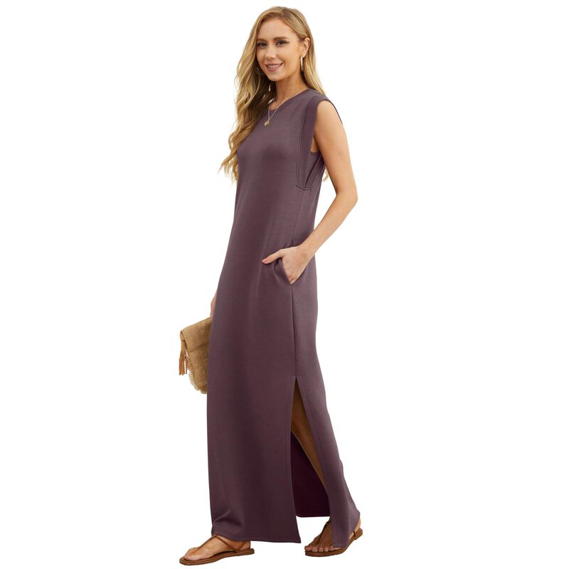 Vestido Grecerelle Maxi Rosewood con Bolsillos ... image number null