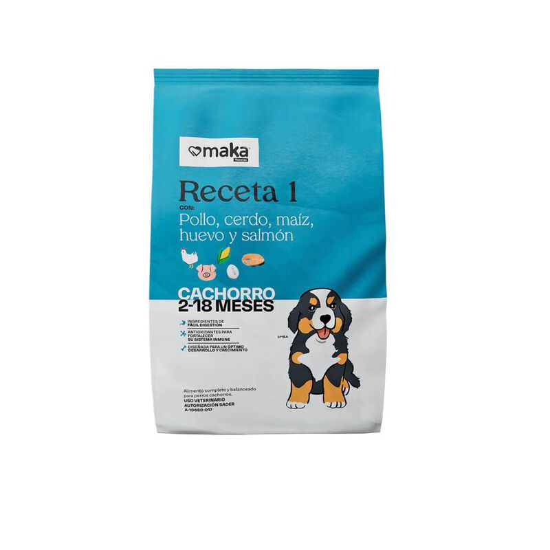 Maka Receta 1 Cachorro 4 kg Original,Sellado image number null