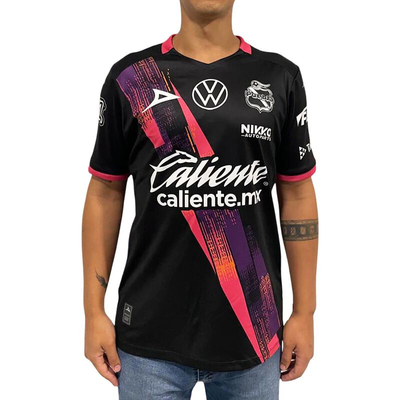 Jersey Pirma Hombre Visita Puebla 25-26 Negro-B... image number null