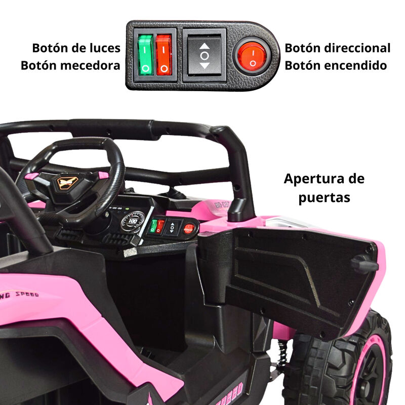 Montable Electrico Speed para Ni&ntilde;os Control Rem... image number null
