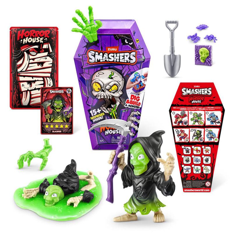 SMASHERS Juguete Miniatura Horror House 15 sorp... image number null
