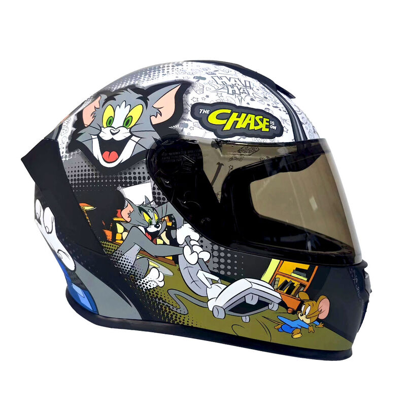 Casco Moto Edge Integral Frankie Tom & Jerry Ce... image number null
