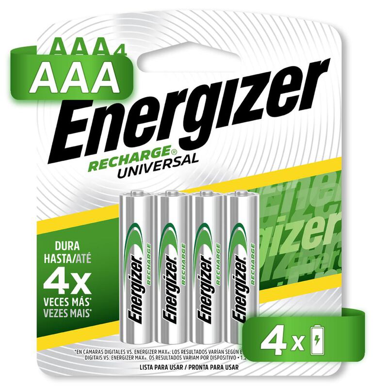 Pilas Recargables Energizer AAA 700 Mah Blister... image number null