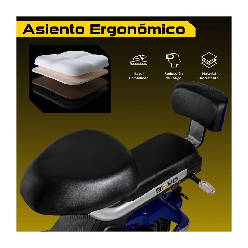 Bicicleta Bicimoto El&eacute;ctrica 800w 60v 50km/h Lu... image number null