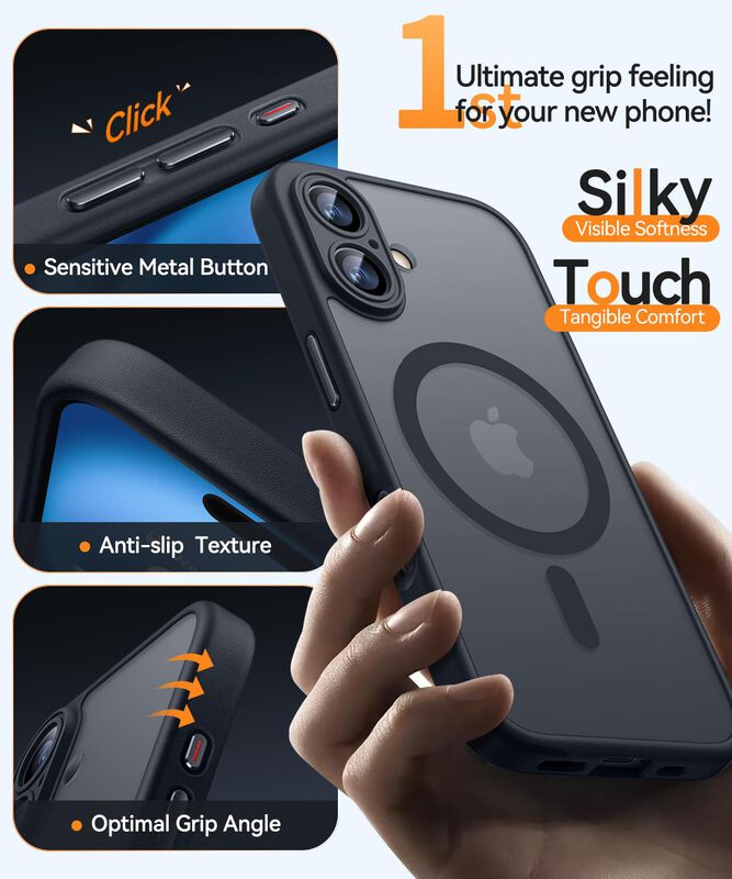 Funda Magn&eacute;tica Canshn Para Iphone 16 Plus - Ne... image number null