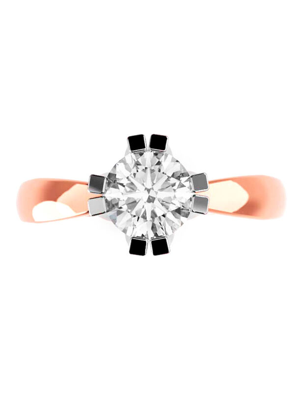 Anillo de Compromiso de 10K con Circonia Talla ... image number null