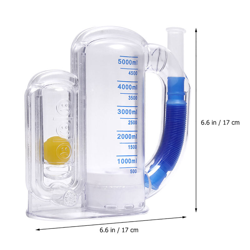 Espirómetro 5000 ml | Ejercitador Pulmonar image number null