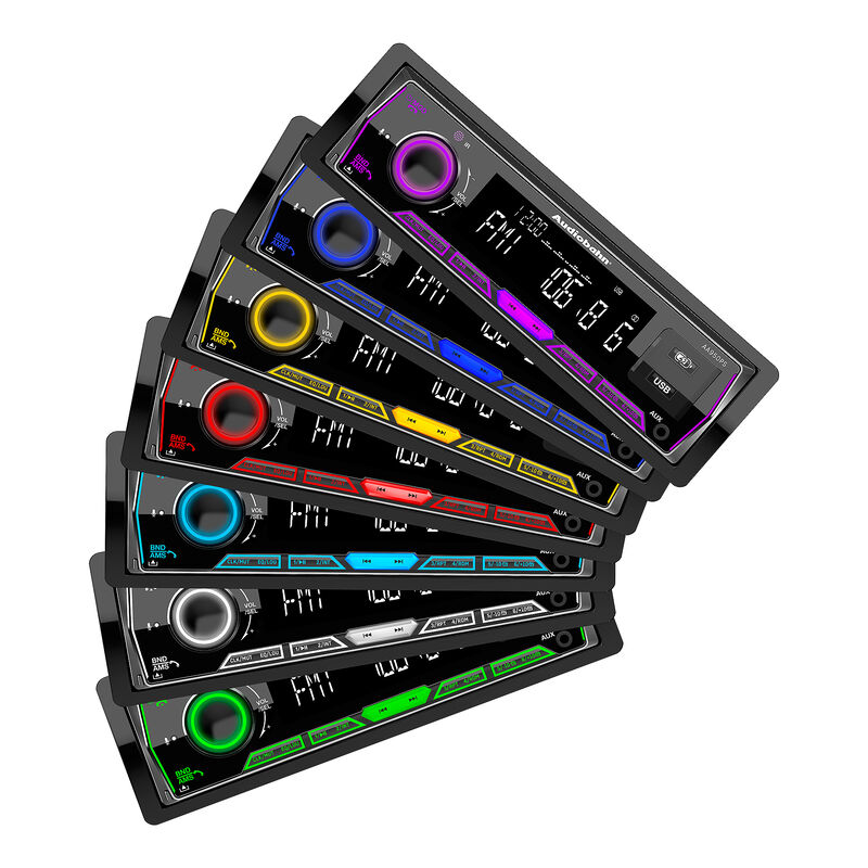 Autoest&eacute;reo con sensor de reversa 1 DIN Audioba... image number null