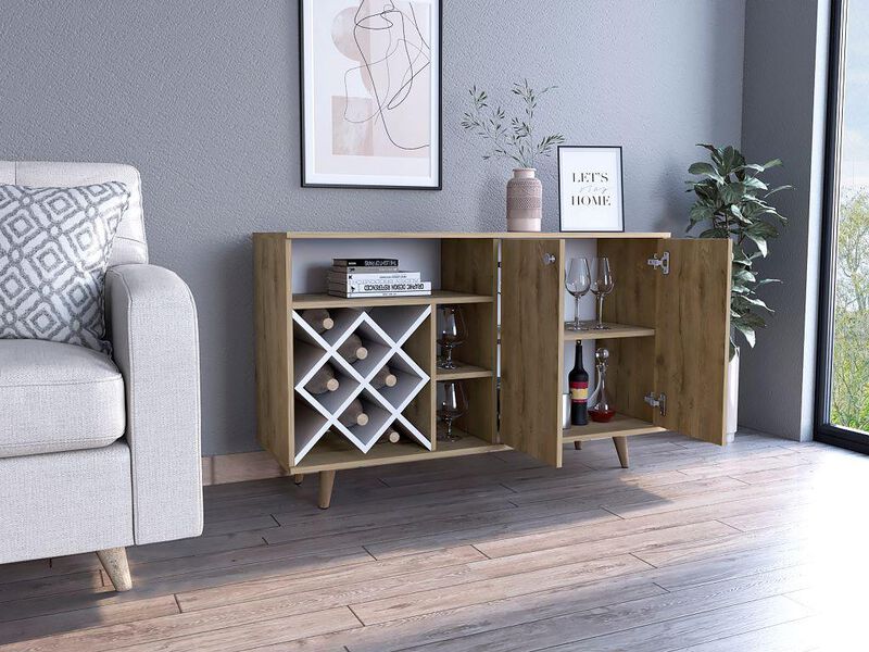 Bar Nantes  Macadamia Y Blanco Virtual Muebles image number null