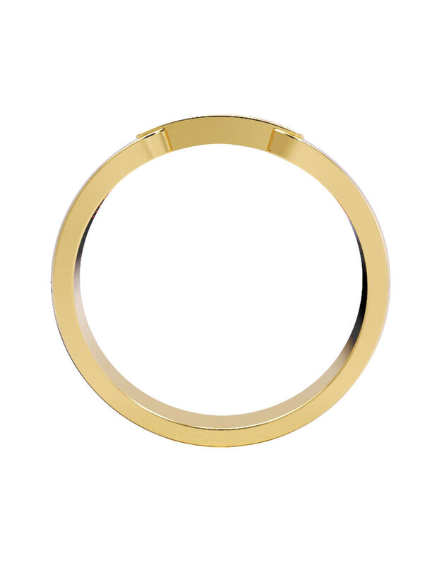 Anillo de Compromiso en Oro de 14K con Circonia... image number null