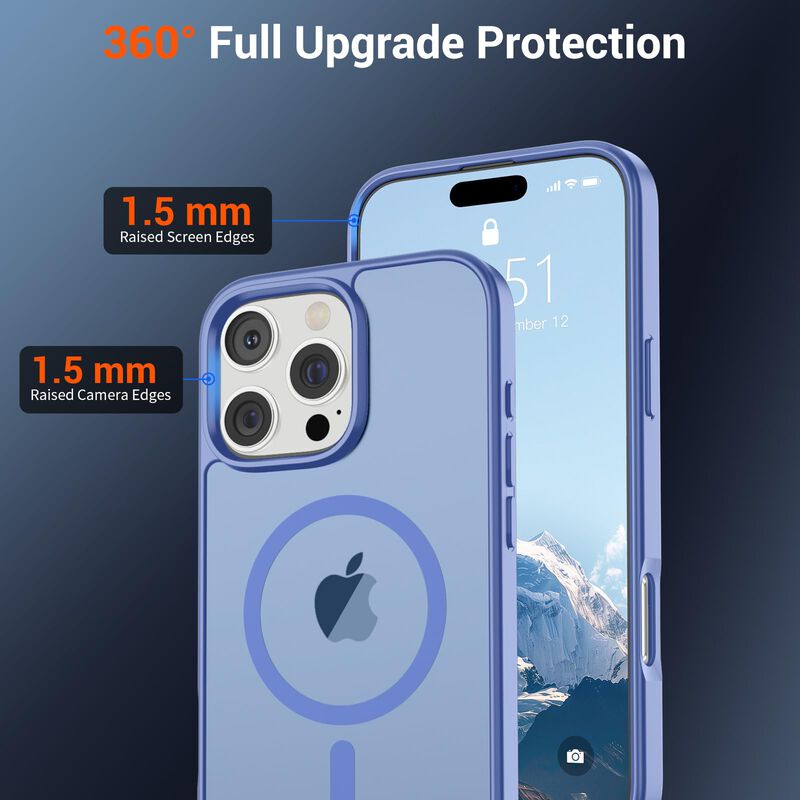 Funda Magn&eacute;tica Supfine para iPhone 16 Pro Azul... image number null