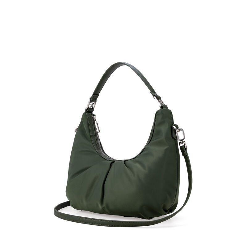 Bolsa Hobo Chica Con Herraje Color Olivo image number null