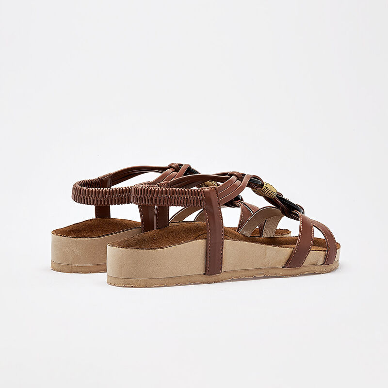 Mora Tierra sandalia artesanal piel para mujer ... image number null