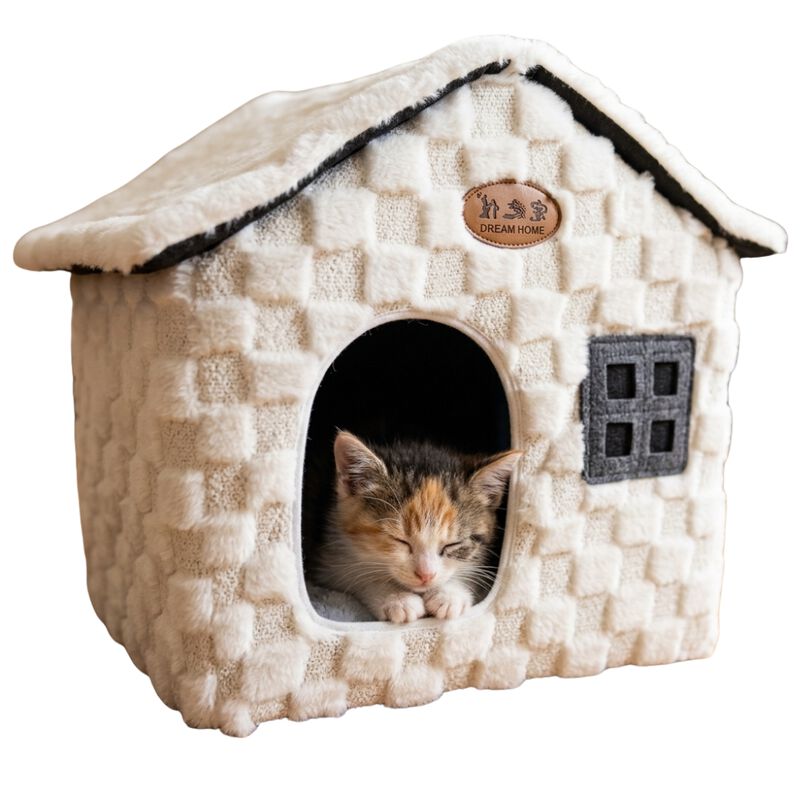 Casita Cama Para Gato 41 X 35 X 47 Cm image number null