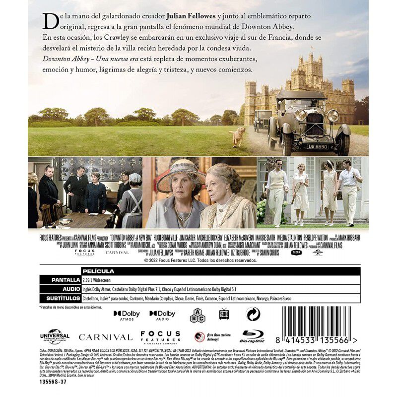 Downton Abbey: una Nueva Era [Blu-ray] (2022) D... image number null