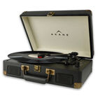 Tocadiscos Vinilo Vintage Bluetooth Estéreo Tornamesa 3 Velocidades, AKANE, Negro, 83896