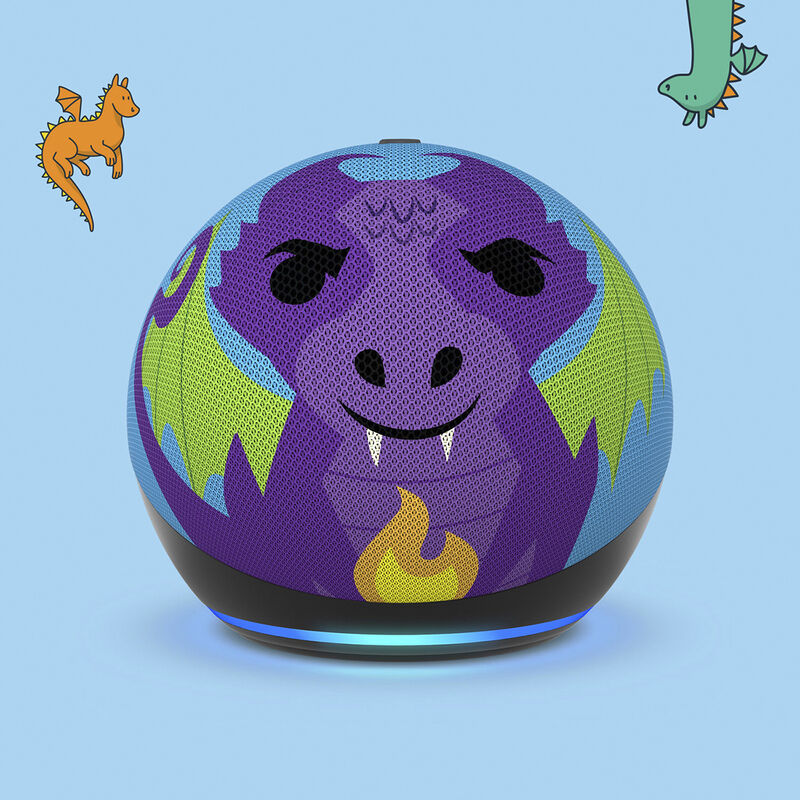 Amazon Echo Dot 5ta Gen Kids Dragon image number null