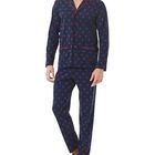 Pijama Vivo Punto Azul Marino