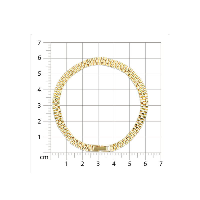 Pulsera De Oro Amarillo 14K Tipo Rolex (21 Cm) ... image number null