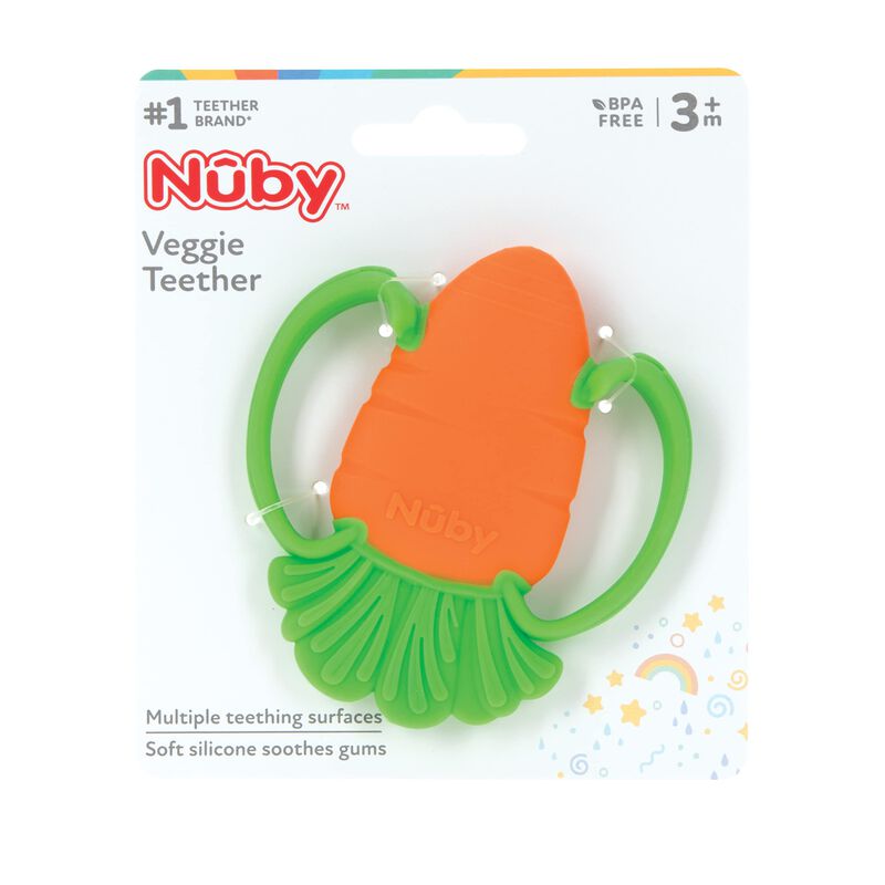 Juguete Para Dentici&oacute;n Nuby Veggie Teether, Sil... image number null