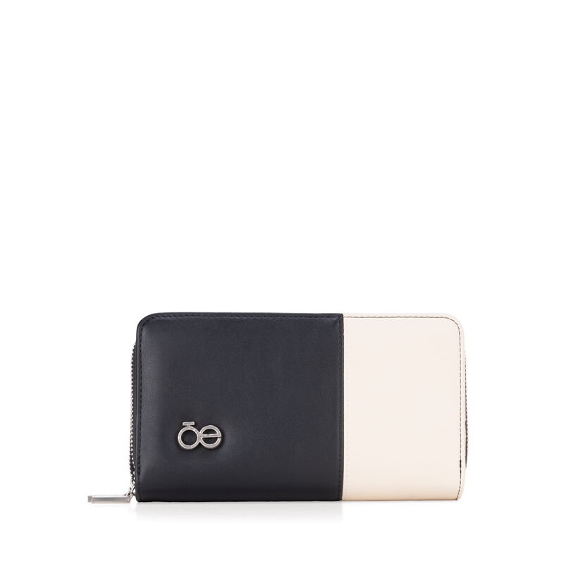 Cartera Hibrida Mediana Con Herraje Color Negro image number null