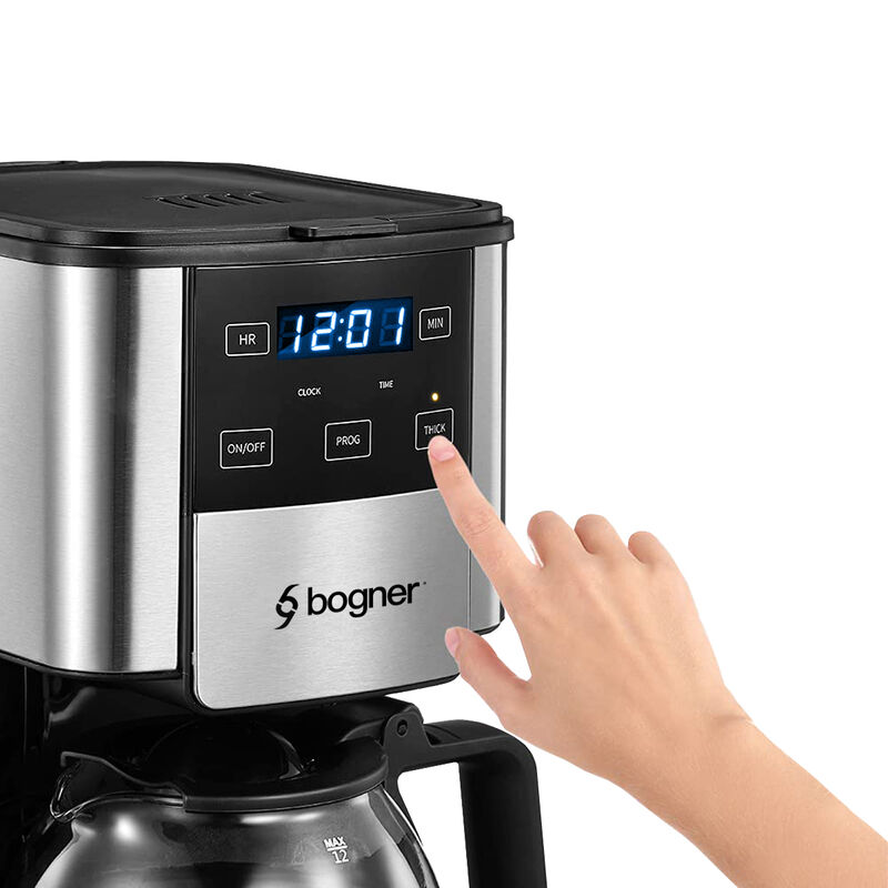 Cafetera Programable De Goteo 12 Tazas Acero In... image number null