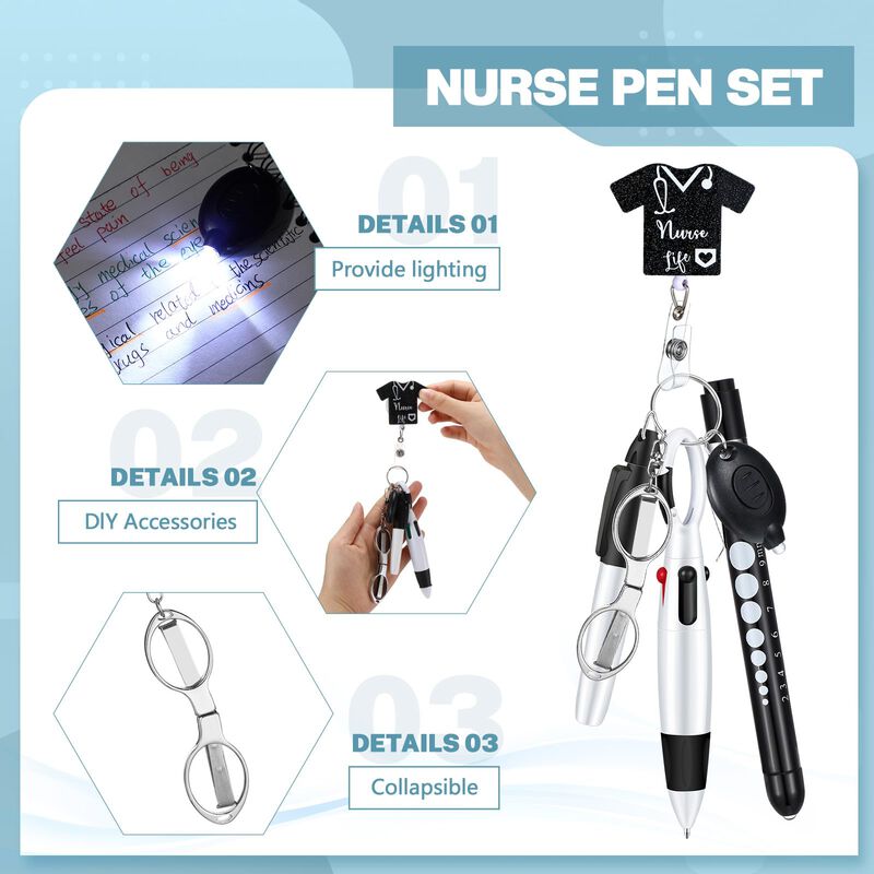 Set De 6 Accesorios Para Credencial De Enfermer... image number null