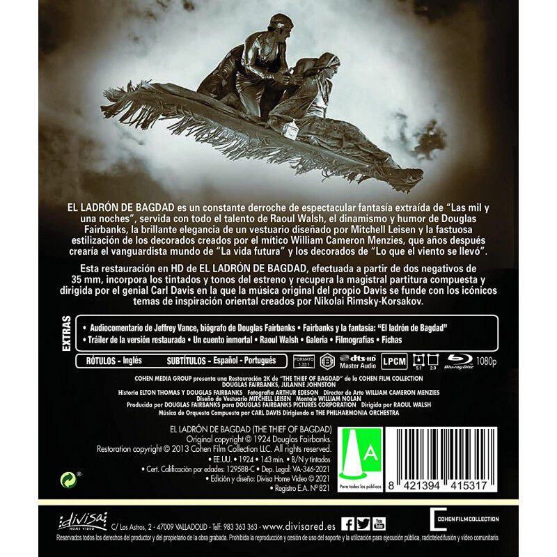 El ladron de Bagdad - BD [Blu-ray] image number null