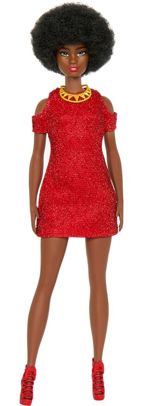 Mu&ntilde;eca De Moda Barbie Fashionistas #221 65&ordm; Ani... image number null