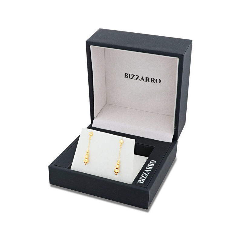 Aretes De Oro Amarillo 14K (3Cm Aprox) image number null