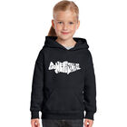 Sudadera Con Capucha Word Art Para Ni&ntilde;a - Bass - Gone Fishing - Negro