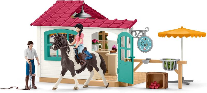 Set De Juego Schleich Horse Club Cafeter&iacute;a Del ... image number null