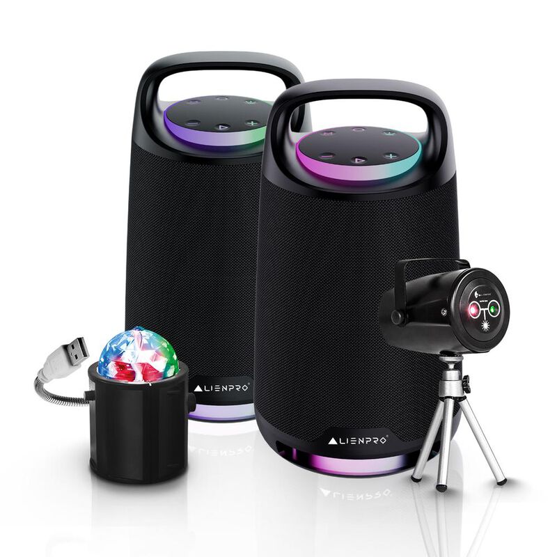 Kit Bocinas Vulkano Alienpro 2 Pack TWS Láser +... image number null