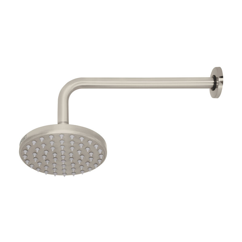 Regadera Satín 6' Plato Redondo con Brazo Foset... image number null