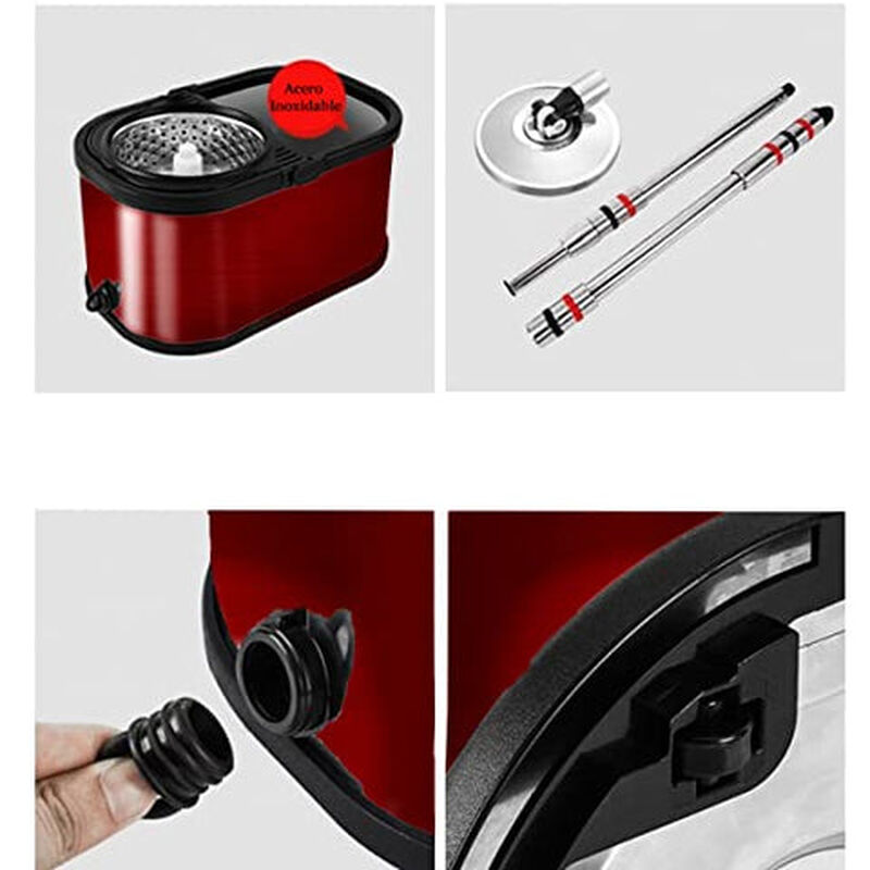 Cubeta Mop Brandtrendy con Exprimidor Giratorio... image number null