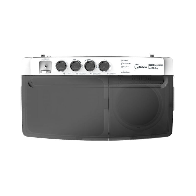 Lavadora Midea Mt100w 22 Kg Dos Tinas Blanca image number null