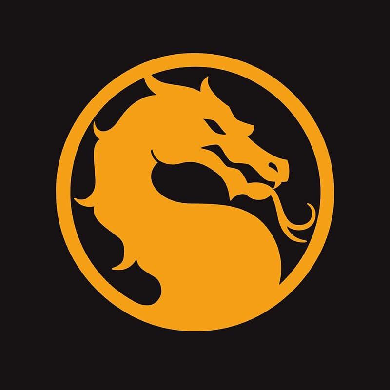 Gorra Mortal Kombat Naranja Y Negro image number null