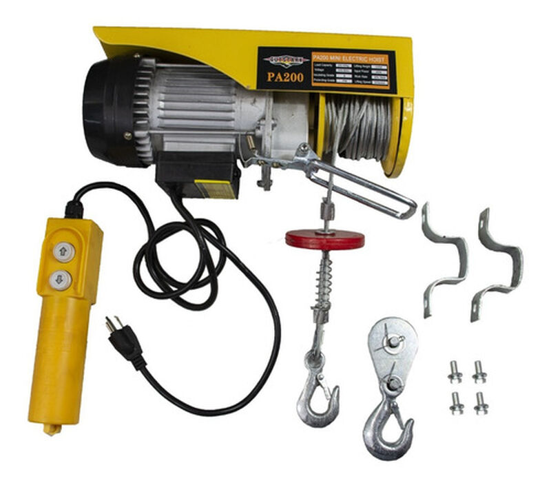Polipasto El&eacute;ctrico 100 A 200kg Cable 20 M Garr... image number null