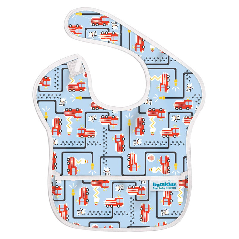 Babero Impermeable Sin Mangas Bumkins Bomberos image number null