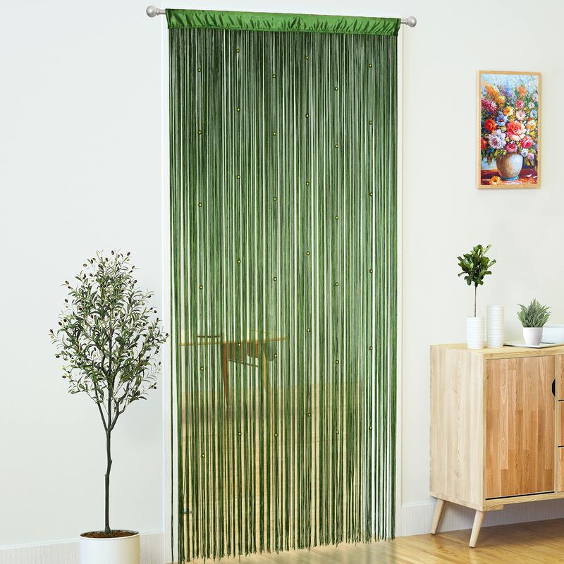 Cortina Con Cuentas Yaoyue Para Puertas, Borlas... image number null