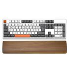 Descanso Ergon&oacute;mico Para Mu&ntilde;eca Wislist 440x19 mm, Madera De Nogal