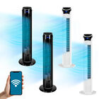 Combo 4 Ventiladores de torre Blue Fan de 33 Pulgadas 3 Velocidades WiFi Blanco y Negro BFT33W_4BW