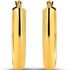 Arracadas Ovaladas Oro 10k 14x19mm | Brillo Sutil Bizzarro