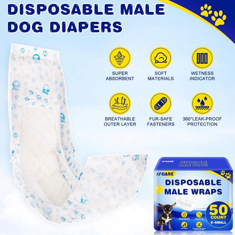 Pa&ntilde;ales Desechables Para Perros Machos Xpcare, ... image number null