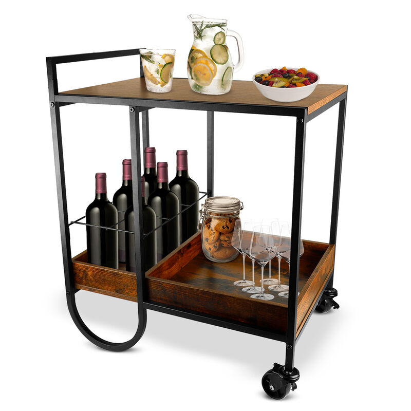 Carrito de Servicio para Bar Estilo Industrial ... image number null