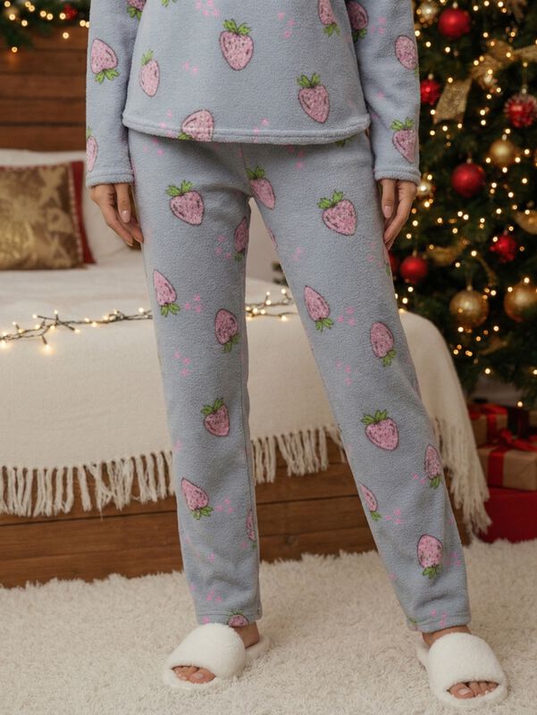 Pijama Afelpada Mujer Polar PIJ-035-2 D62 Panta... image number null