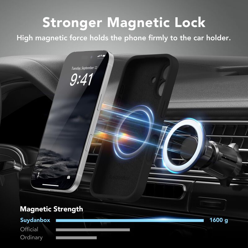 Funda Magn&eacute;tica Suydanbox para iPhone 16, Negra image number null