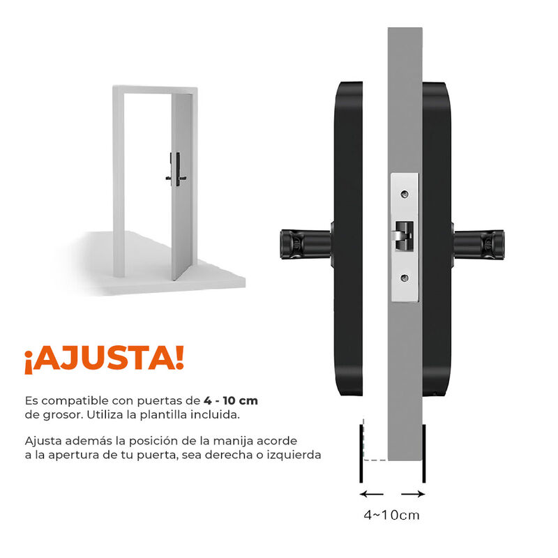 Cerradura Inteligente Wifi Multiple Desbloqueo ... image number null