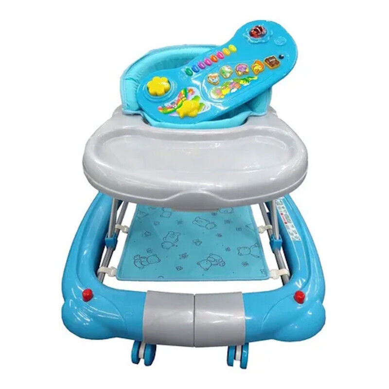 Andadera Mecedora Azul 2 En 1 Para Bebe Rosa Ta... image number null