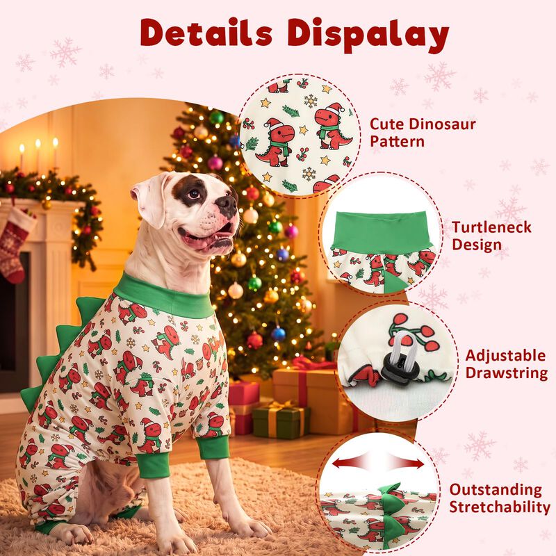 Pijamas Para Perro Unipup Talla Grande Dino Ant... image number null